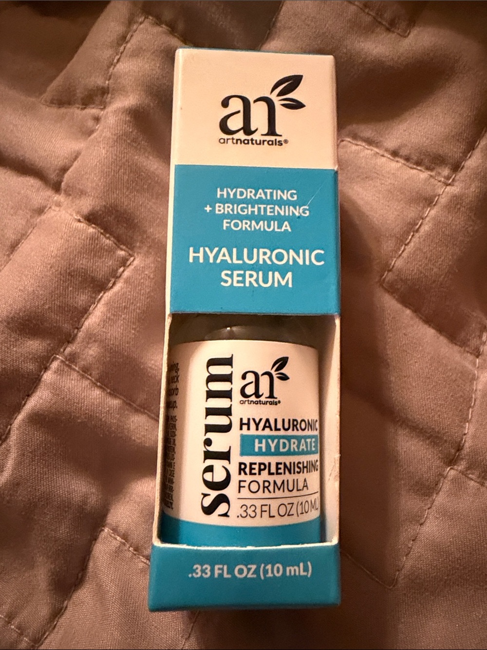 New in Box Art Naturals hyaluronic serum hydrating brightening 10 ml .33 oz